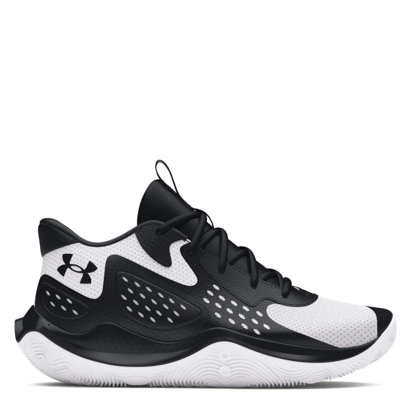 Image of Under Armour UA Jet '23 Basketball Shoes Unisex Blk/Wht/Blk male 7 (41)