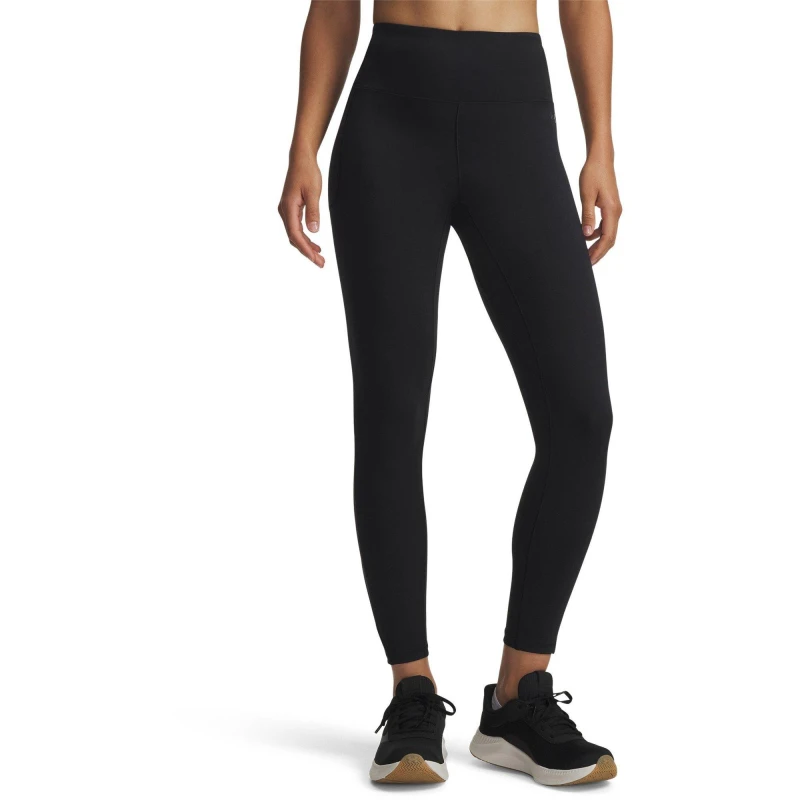 Image of Under Armour Womens Motion Mesh Performance Gym Leggings Black female 10 (S)