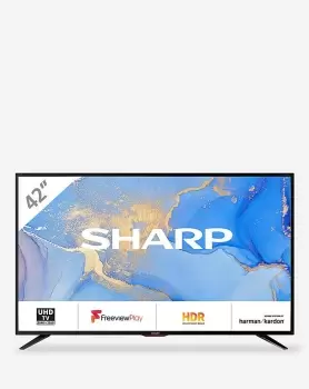 Image of Sharp 42" 4T-C42CJ3KF2FB Smart 4K Ultra HD LED TV