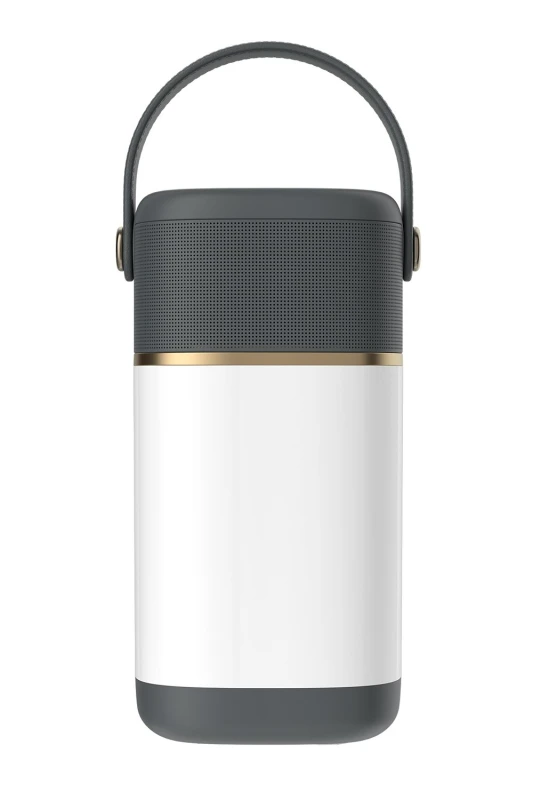 Image of VQ Halo Portable Bluetooth Speaker - Grey, Silver/Grey 5060706036609