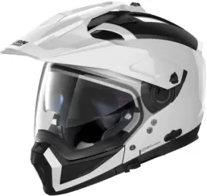 Image of Nolan N70-2 X Classic N-Com Helmet, white Size M white, Size M
