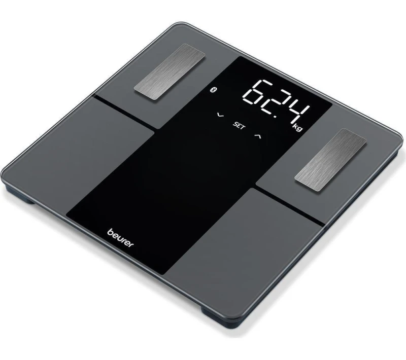 Image of BEURER BF 500 Smart Bathroom Scale - Black, Silver/Grey,Black 4211125760113