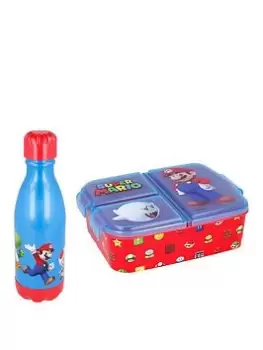 Image of Mario Water Bottle And Lunch Box