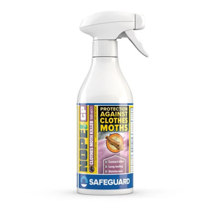 Image of NOPE! Nope Cp Moth Killer Spray (500Ml) Fast Acting, Odourless, Long-Lasting Moth Repellent For Home, Clothes, Wardrobe, Room, Carpets