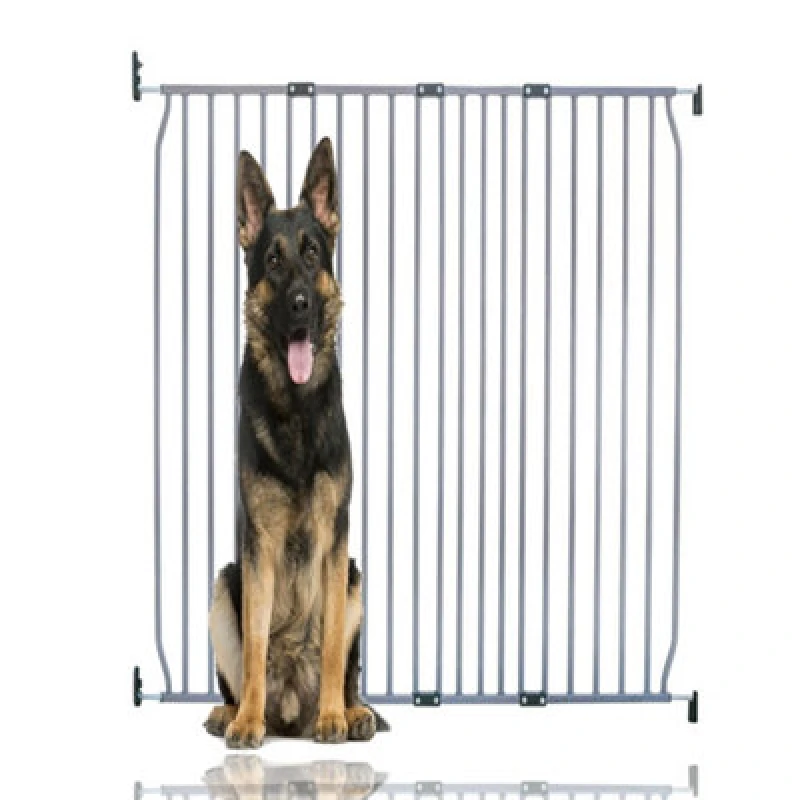 Image of Bettacare Extra Tall Eco Screw Fit Pet Gate, Grey, 130Cm - 140Cm, Extra Tall Gate 100Cm In Height, Screw Fitted Dog Gate