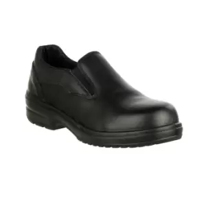 Image of Amblers Safety FS94C Ladies Safety Slip On / Womens Shoes (3 UK) (Black)