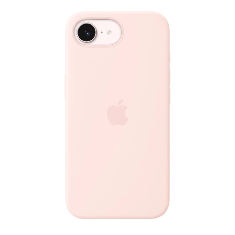 Image of Apple Apple iPhone 17e Silicone Case with MagSafe - Soft Pink MHWJ4ZM/A
