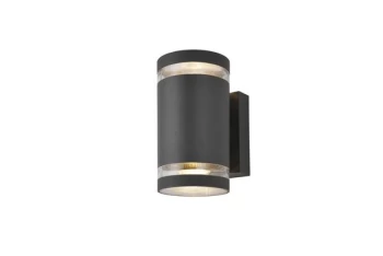 Image of Forum Lighting 35W Zinc LED Up / Down Wall Light Anthracite - ZN-29189-ATR