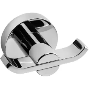 Image of Croydex Flexi-Fix Metra Double Robe Hook, Chrome