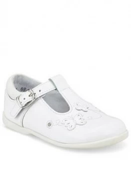 Image of Start-Rite Girls Sunshine T-Bar Shoes - White Patent