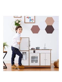 Image of Teamson Kids Little Chef Palm Spring Modern Play Kitchen - White / Wood