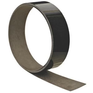 Image of BQ Midnight granite Satin Black Granite effect Worktop edging tape L3m