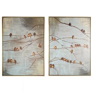 Image of Graham and Brown Flock of Birds Framed Wall Art