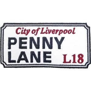 Image of Road Sign - Penny Lane, Liverpool Sign Standard Patch