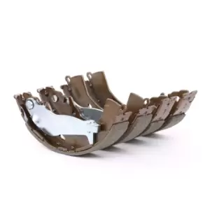 Image of RIDEX Brake Shoes HYUNDAI,KIA 70B0323 583050UA00,583050XA10,583051CA10 Brake Shoe Set,Brake Lining 583053XA00,58305C7A00,583500PA00,583503XA00