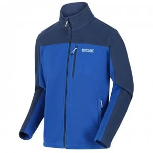 Image of Regatta Fellard Lightweight Full Zip Fleece - NautiBl/DkDe