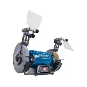 Image of Scheppach SM150LB 400 W 150 MM Bench Grinder inc. Wire Brush Wheel 230 V