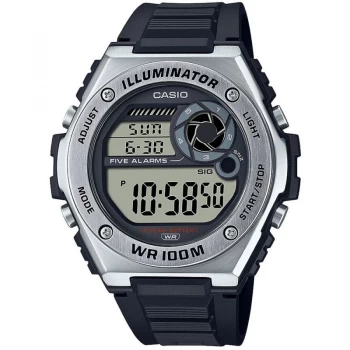 Image of Casio Illuminator Black Silicone Strap MWD-100H-1AVEF Watch
