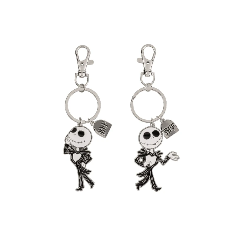 Image of The Nightmare Before Christmas Jack - BFF Keyring Pendant Black silver Onesize Unisex