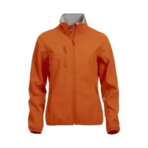 Image of Clique Womens/Ladies Basic Soft Shell Jacket (S) (Blood Orange)