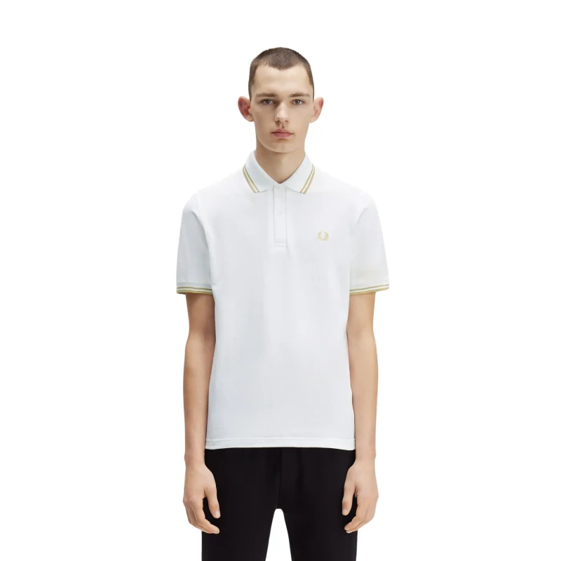 Image of Fred Perry Polo Fred Perry Twin Blanc Male 40