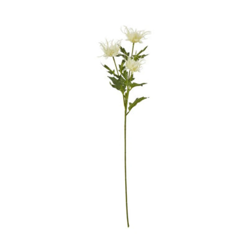 Image of Hill Interiors Sea Holly Spray Artificial Flower Cream (One Size)