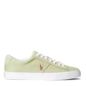 Image of Polo Ralph Lauren Canvas Trainers - Green