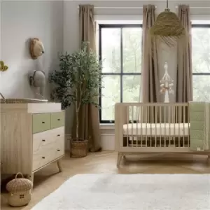 Image of Mamas & Papas Coxley 2 Piece Furniture Set - Natural / Olive Green