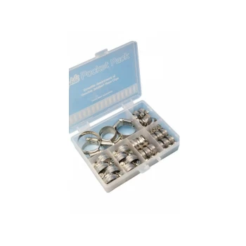 Image of Assorted M/S Hose Clips - Box of 32 - PPMS - Jubilee
