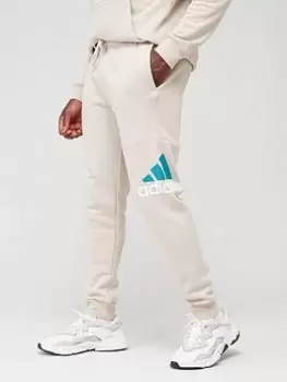 Image of adidas Mens Big Logo Pant - BEIGE, Beige, Size XS, Men