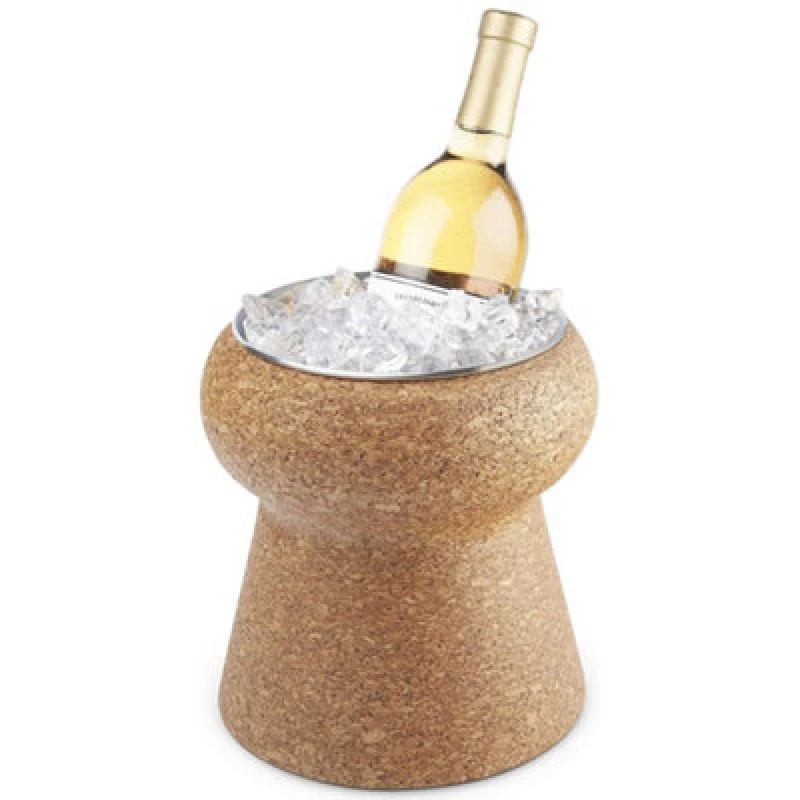 Image of Final Touch Cork Wine Bucket 1900ml Brown unisex