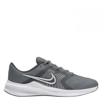 Image of Nike Downshifter 11 Running Shoes Juniors - Grey/White