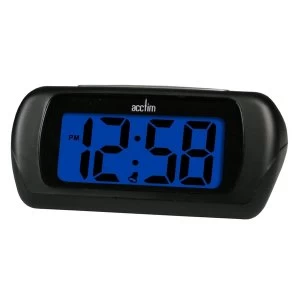 Image of Acctim Auric LCD Clock Black
