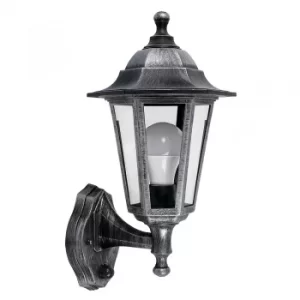 Image of Mayfair IP44 Outdoor Lantern with Dusk 'til Dawn Sensor in Brush