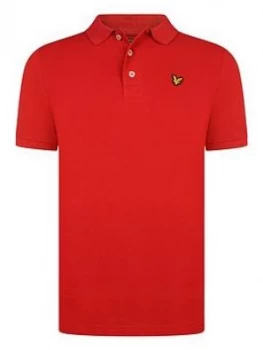 Image of Lyle & Scott Boys Classic Short Sleeve Polo Shirt - Red