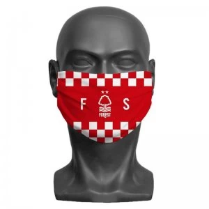 Image of Personalised Nottingham Forest FC Initials Adult Face Mask