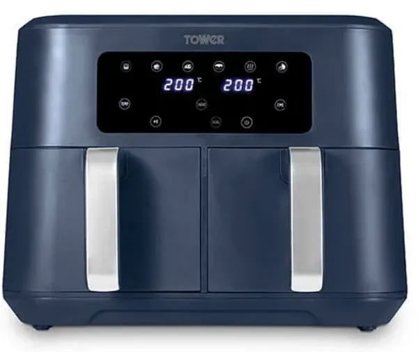 Image of Tower T17137CMNB 2600W 8.5L Dual basket Air Fryer