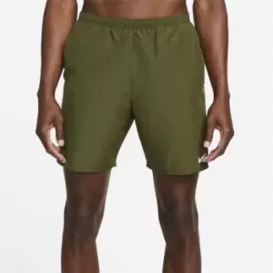 Image of Nike Mens 7 Running Shorts - Green