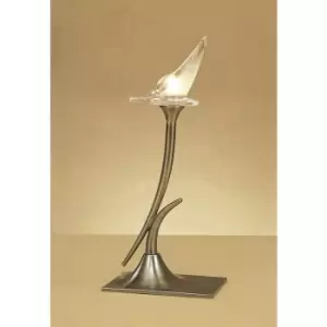 Image of Table lamp Flavia 1 Bulb G9, antique brass