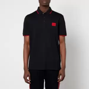 Image of HUGO Mens Deresino Polo Shirt - Black - S