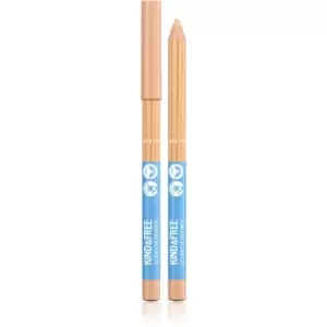 Image of Rimmel Kind & Free highly pigmented eye pencil shade 5 Creamy White 1,1 g