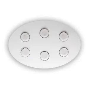 Image of Logos 6 Light Ceiling Light White