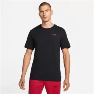 Image of Nike FC Graphic T-Shirt Mens - Black
