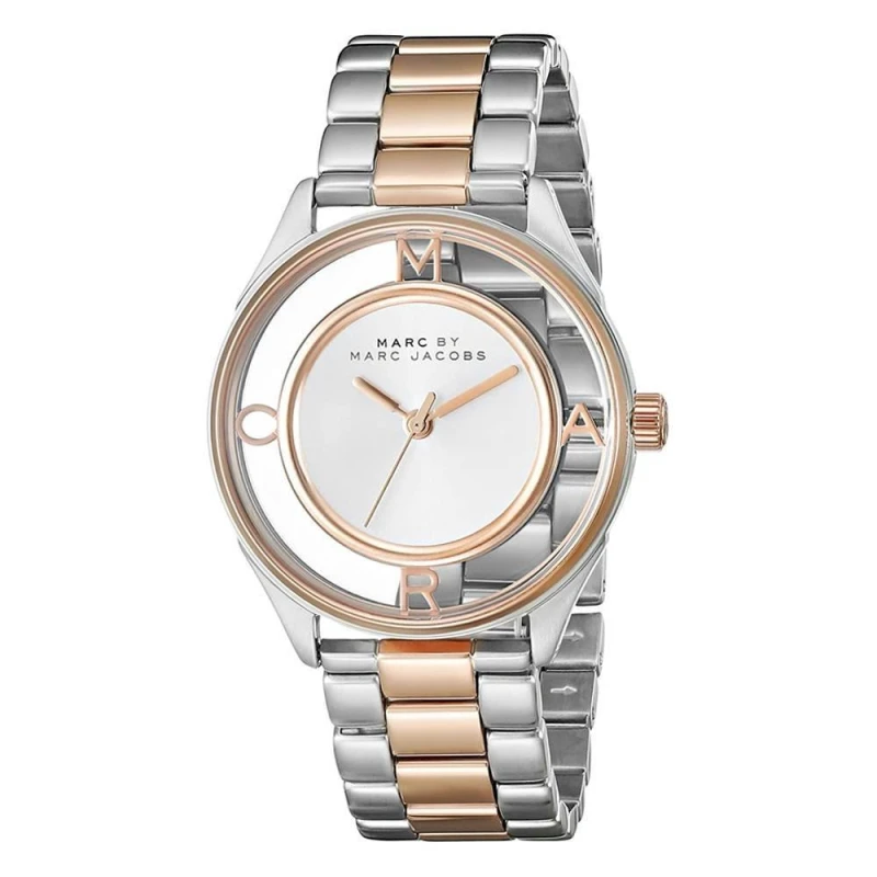 Image of Marc Jacobs MBM3418 Tether Rose Gold Womens Watch MBM3418
