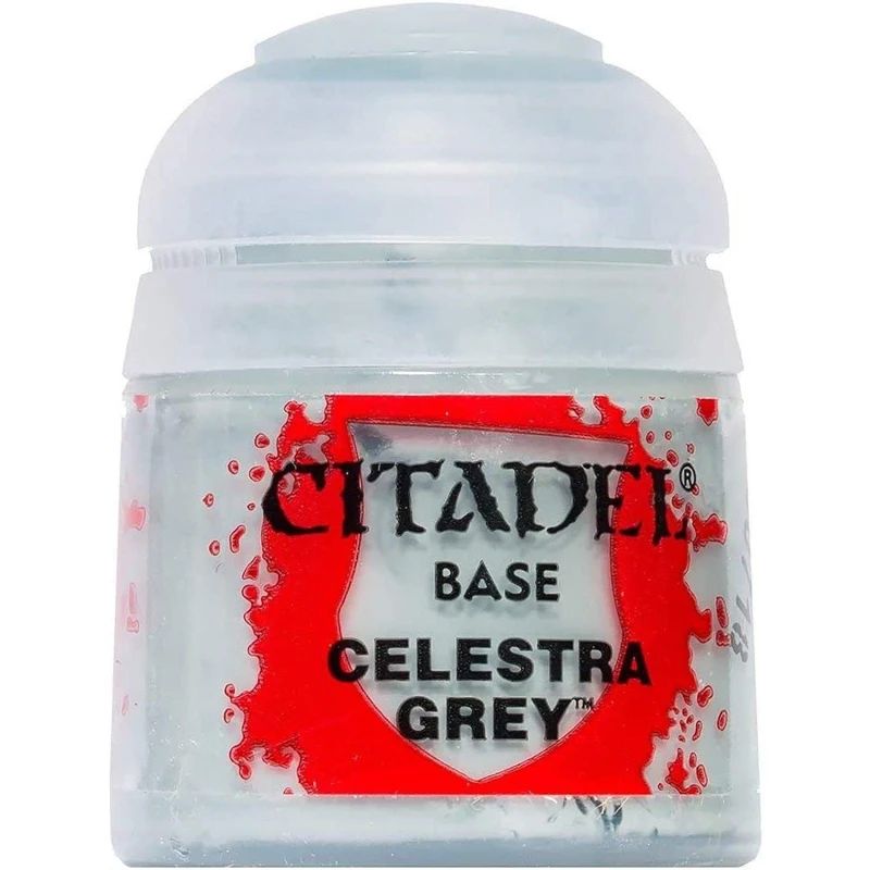 Image of Citadel Games Workshop Colour Base: Celestra Grey (12ml) Paint Multi