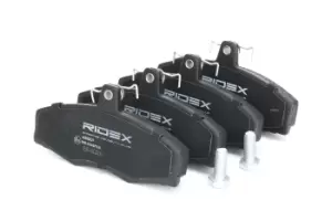 Image of RIDEX Brake pad set VW,AUDI,FORD 402B0237 5018981,6117992,6137744 6143631,6143633,6166950,6174784,87BX2K021AA,004532247A,115430261,115430280,115430281