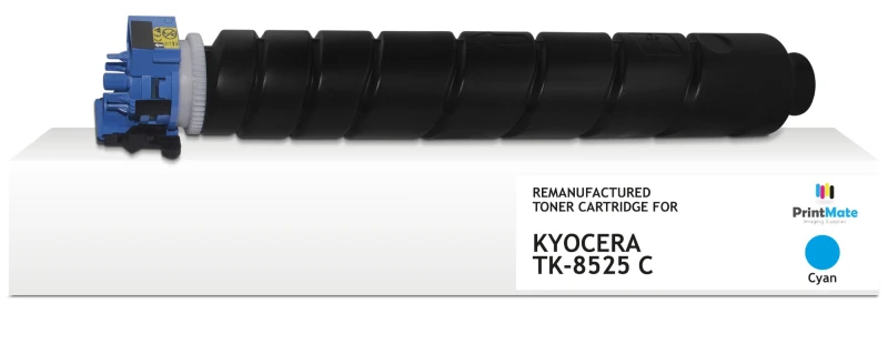 Image of PrintMate KYOCERA TK-8525C. remanufactured toner. Cyan 20000p