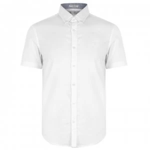 Image of Original Penguin Original Short Sleeve Oxford Shirt - 118 Bright Wht