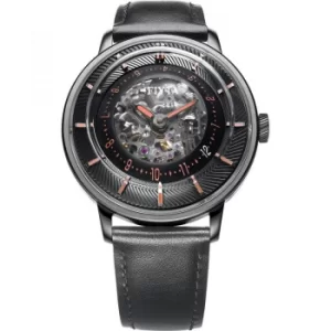 Image of Mens Fiyta 3D Time Skeleton Automatic Watch