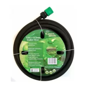 Image of 15m x 12.5mm Porous Garden Soaker Hose Pipe